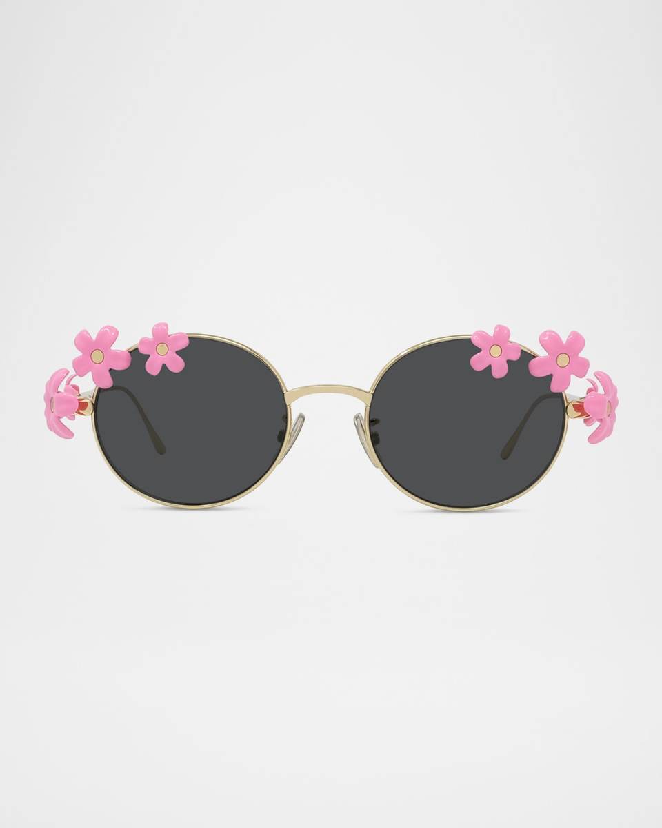 Signature Floral Metal Sunglasses